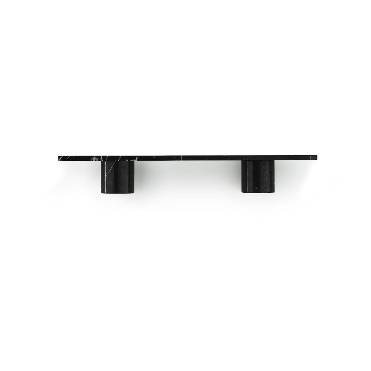 Normann Copenhagen - Sten hylle 80 cm svart marmor - Hyller & Hyllesystemer - Simon Legald - Svart - Stein