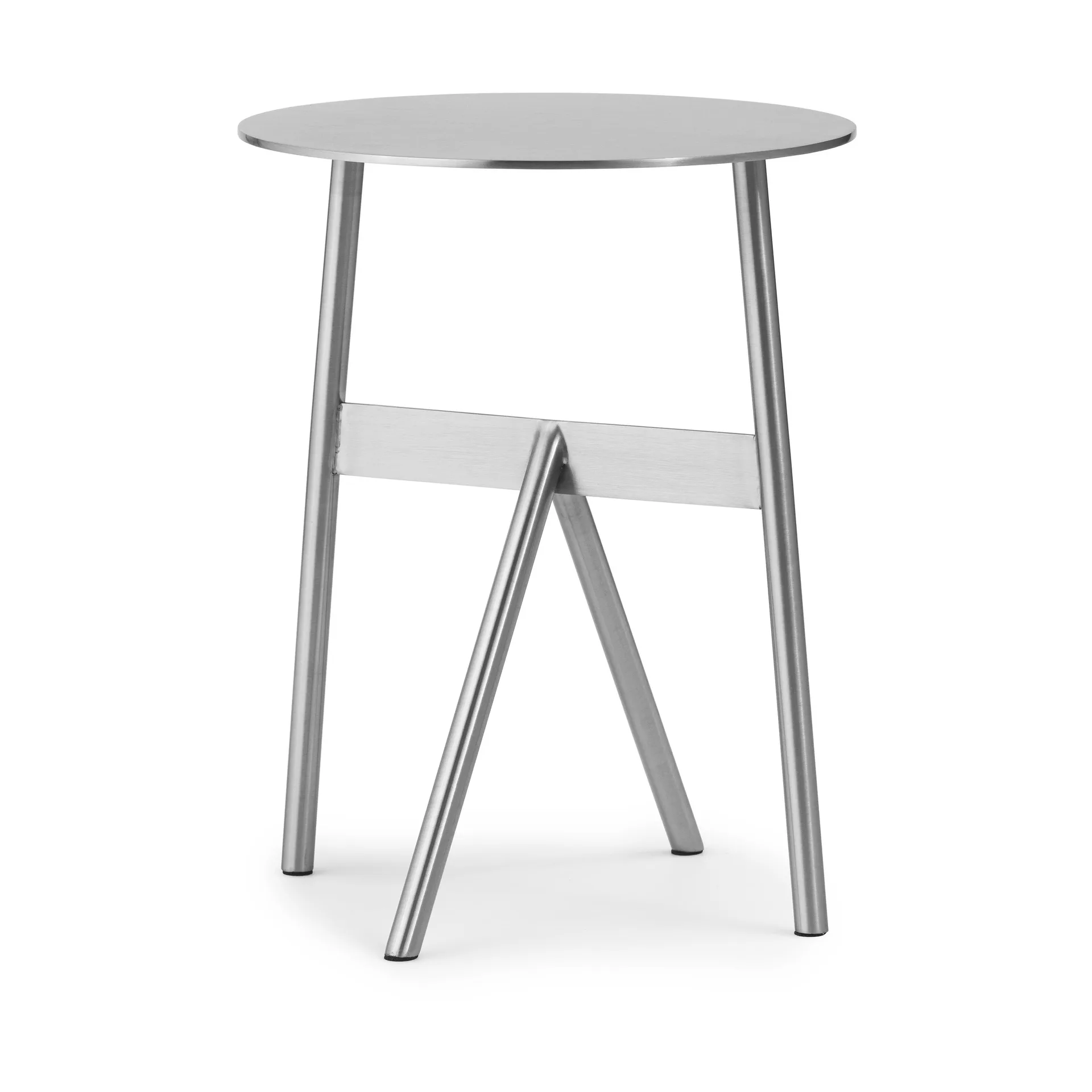 Stock Table sidebord Ø 37 cm H: 46 cm, Stainless Steel Normann Copenhagen