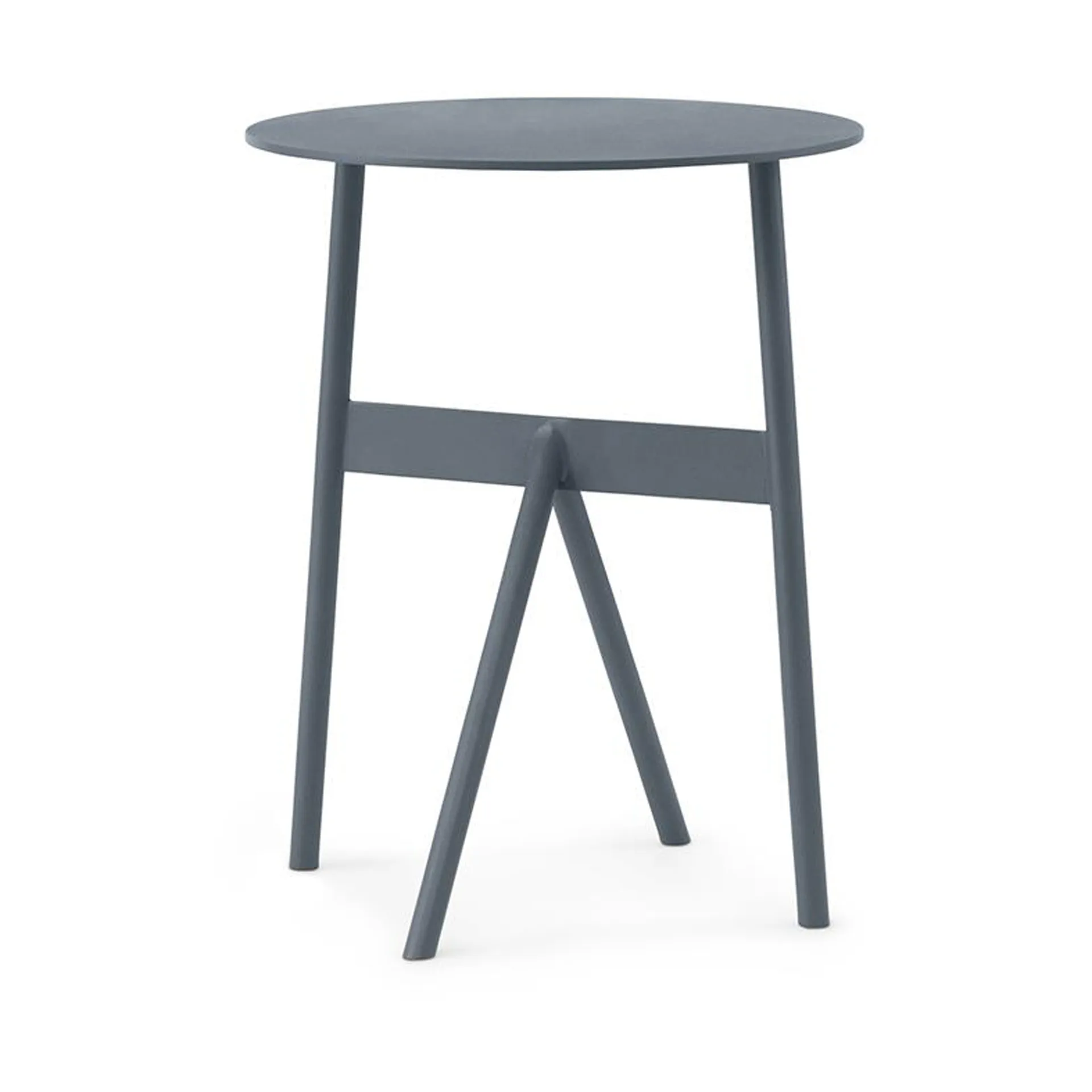 Stock Table sidebord Ø 37 cm H: 46 cm, Steel Blue Normann Copenhagen