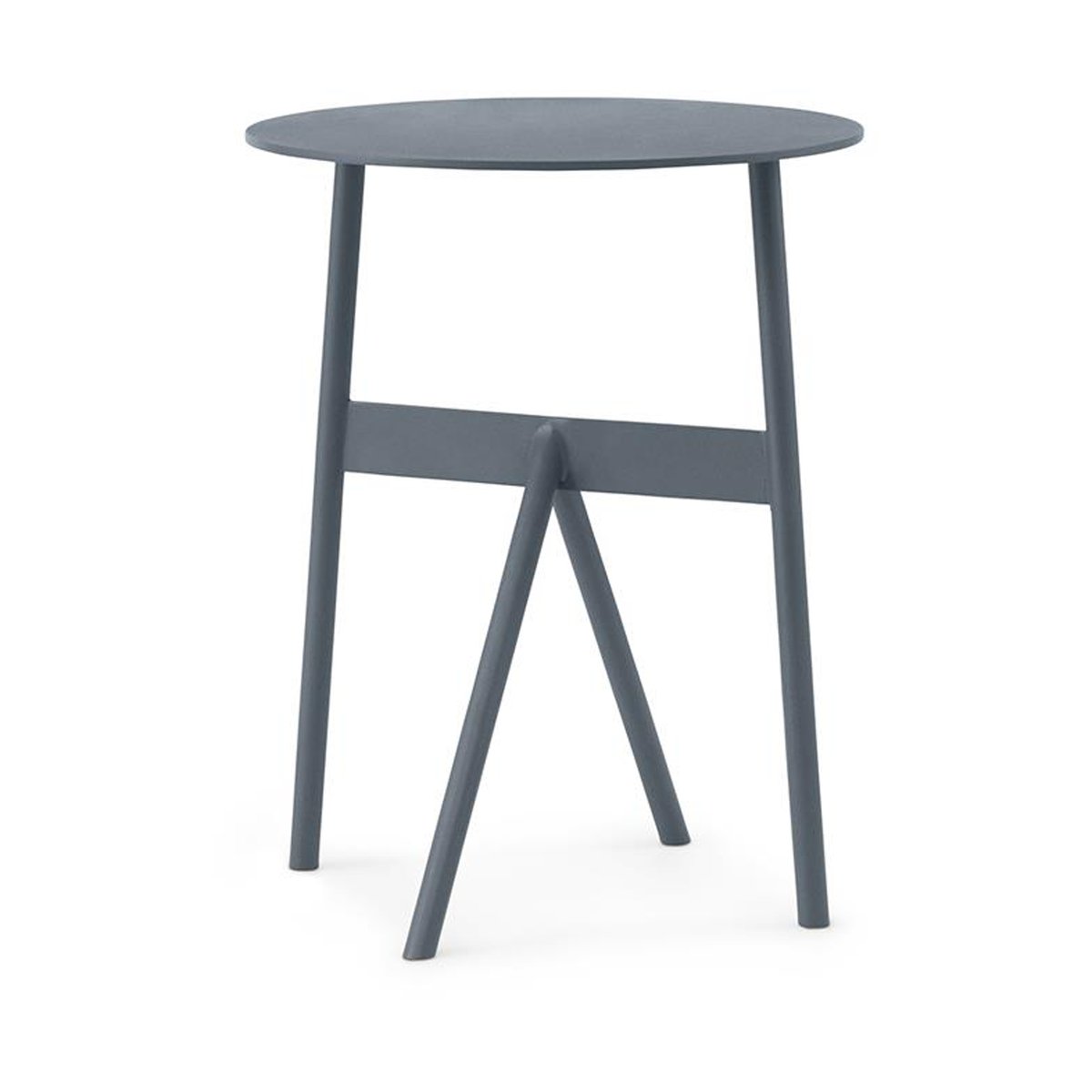 Bilde av Normann Copenhagen Stock Table sidebord Ø 37 cm H: 46 cm Steel Blue
