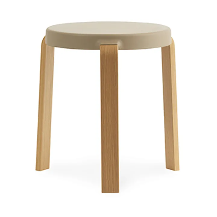 Tap krakk - Sand, eikeben, Ø35x43 cm - Normann Copenhagen