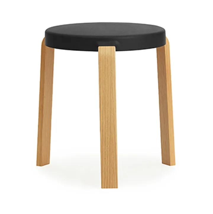 Tap krakk - Svart-eik, Ø41x43 cm - Normann Copenhagen