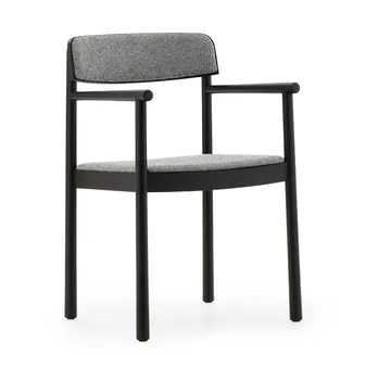 Timb armlene-stol - Black ash-Hallingdal 166 - Normann Copenhagen