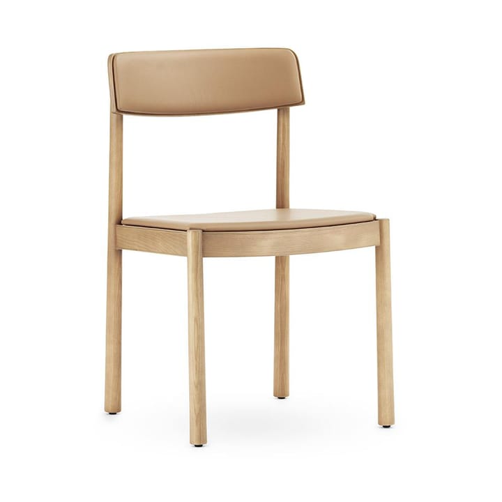 Timb stol med pute - Tan/Ultra Leather – Camel - Normann Copenhagen