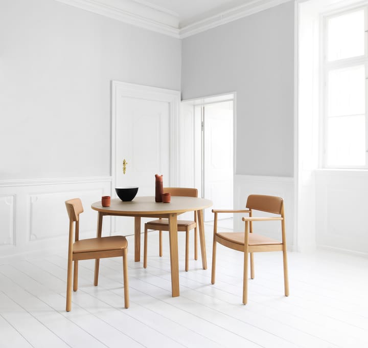 Timb stol med pute - Tan/Ultra Leather – Camel - Normann Copenhagen