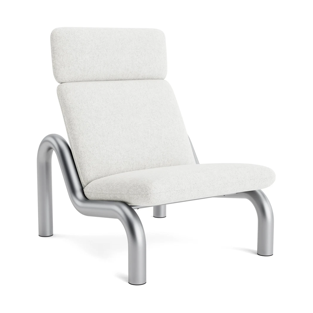 Normann Copenhagen - Tube Lounge Chair Group 5 Hallingdal 110 - Lenestoler - Simon Legald - Metall/Tre/Tekstilmateriale