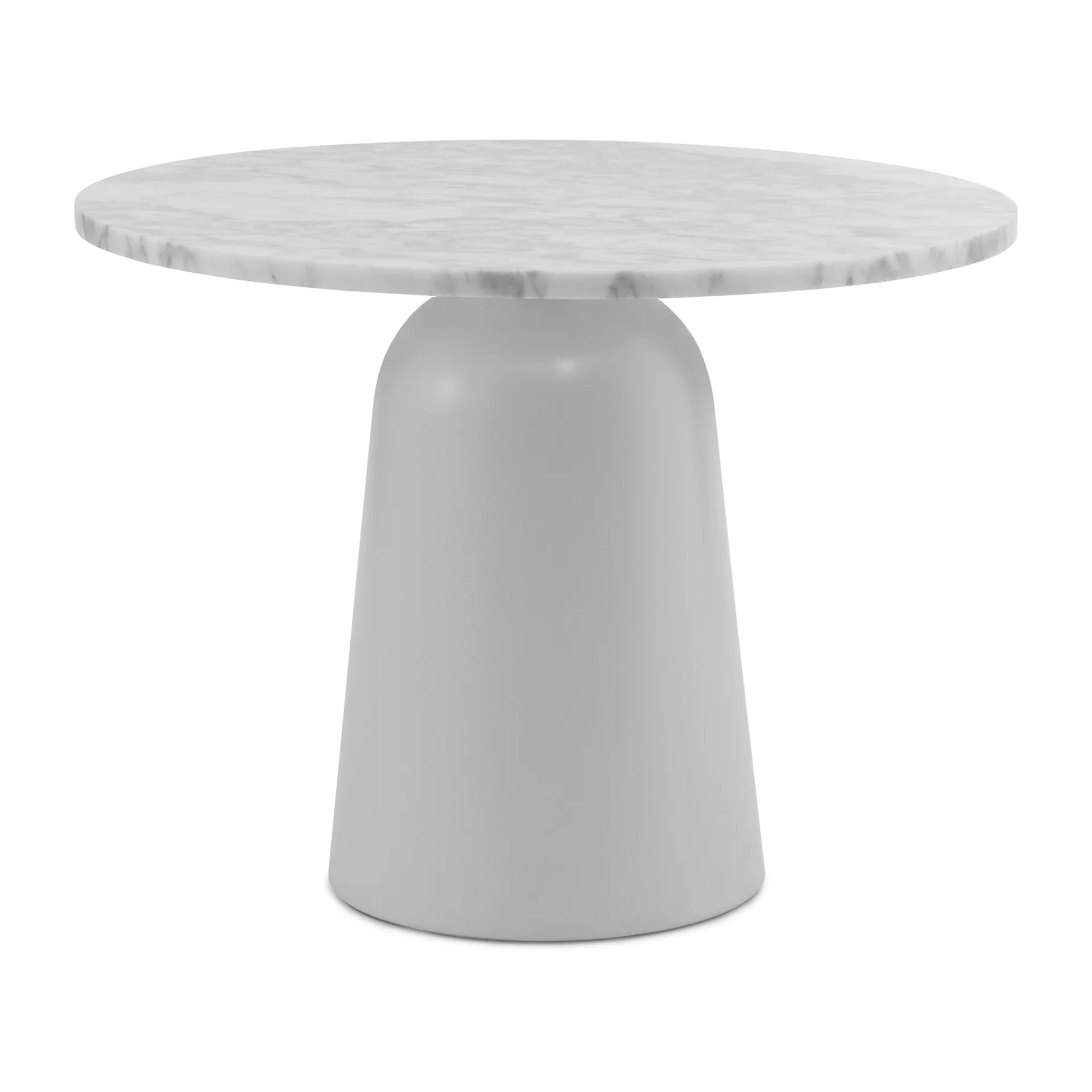 Turn justerbart bord Ø55 cm, Hvit marmor Normann Copenhagen