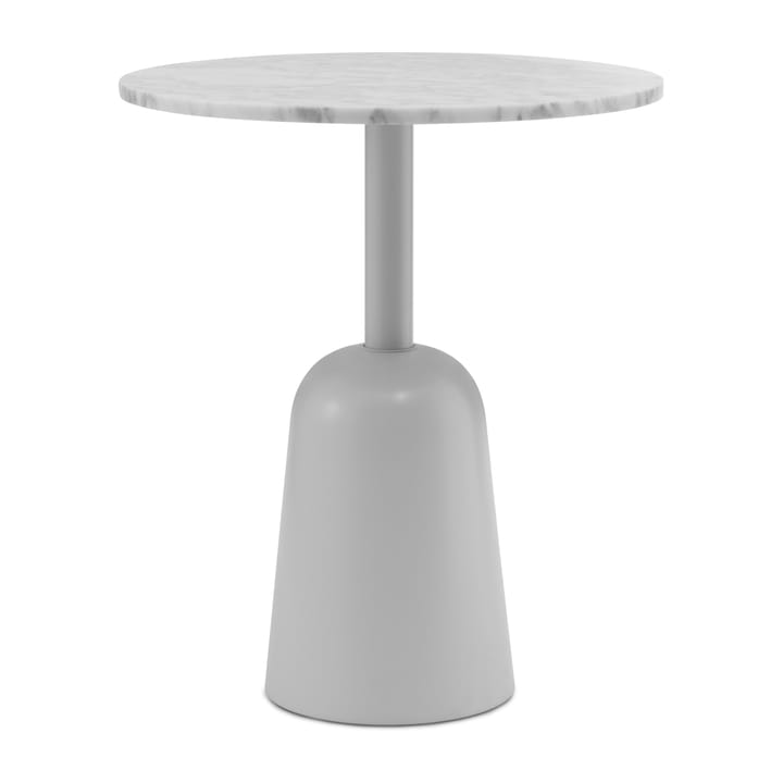 Turn justerbart bord Ø55 cm - Hvit marmor - Normann Copenhagen