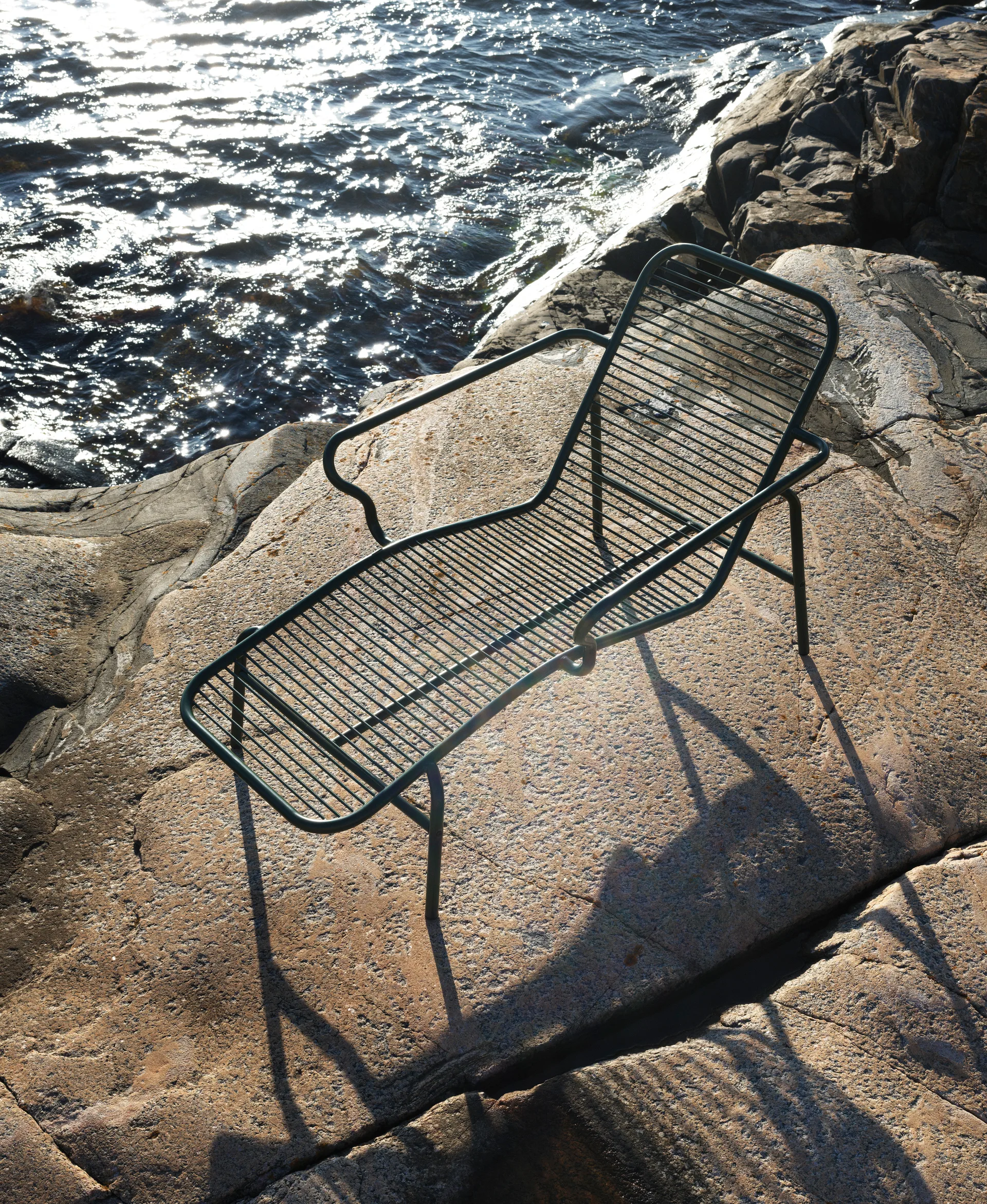 Vig Chaise Lounge solstol, Green Normann Copenhagen