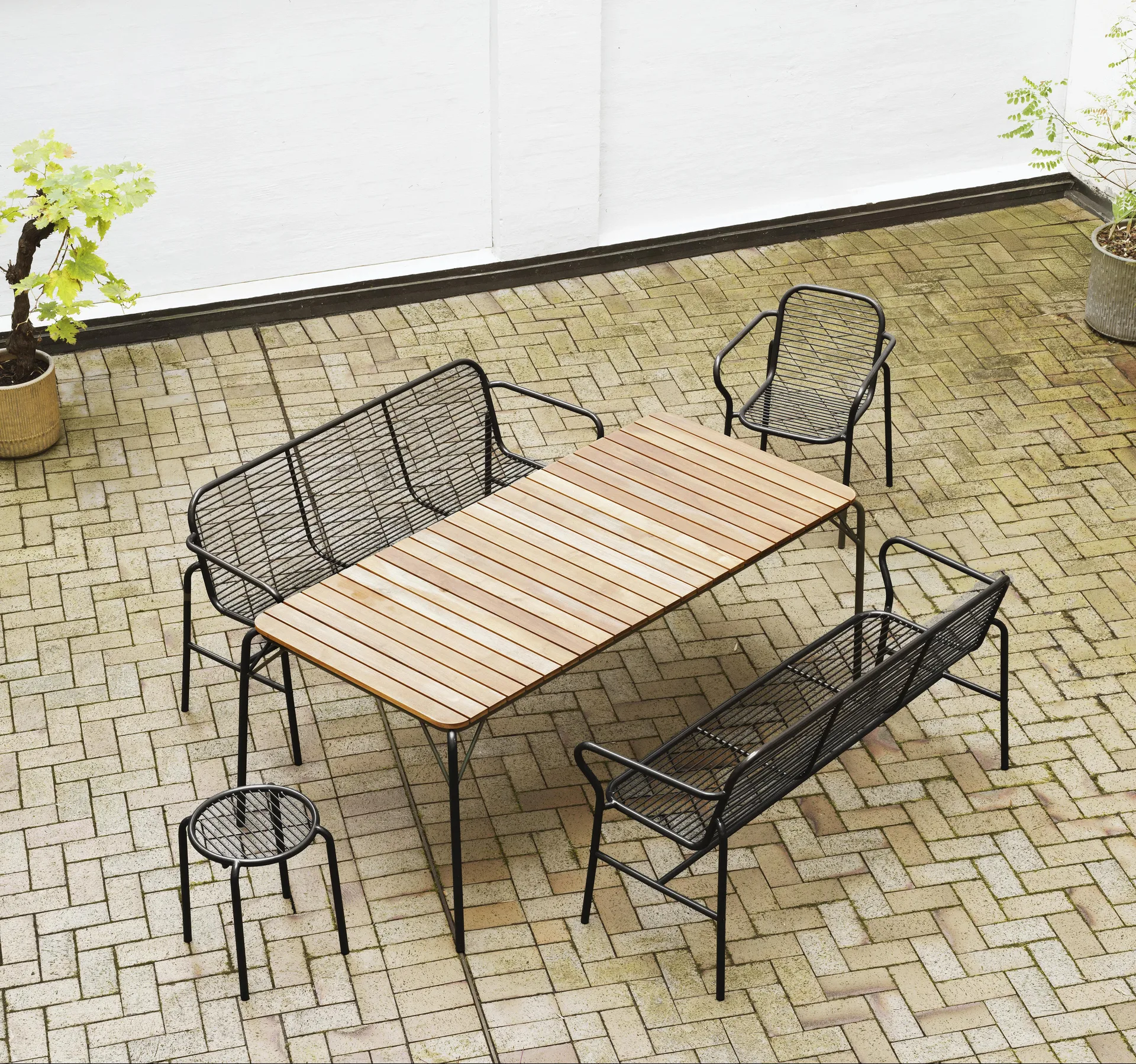 Vig Dining benk, Svart Normann Copenhagen