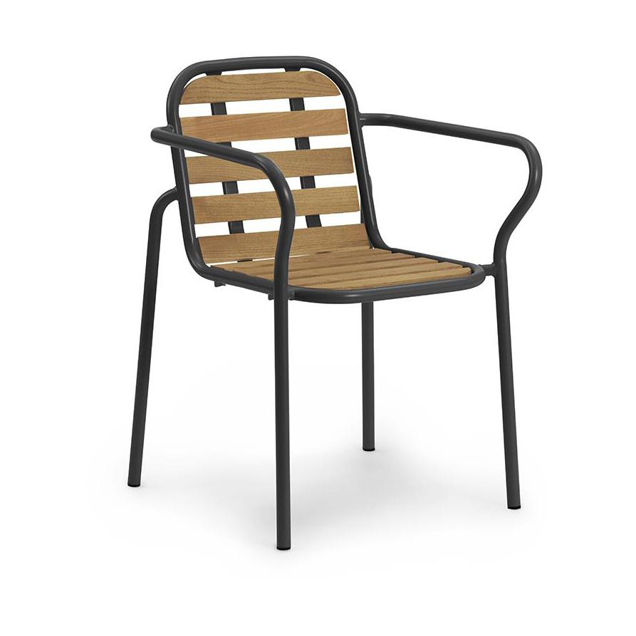 Bilde av Normann Copenhagen Vig Robinia armlenestol Black