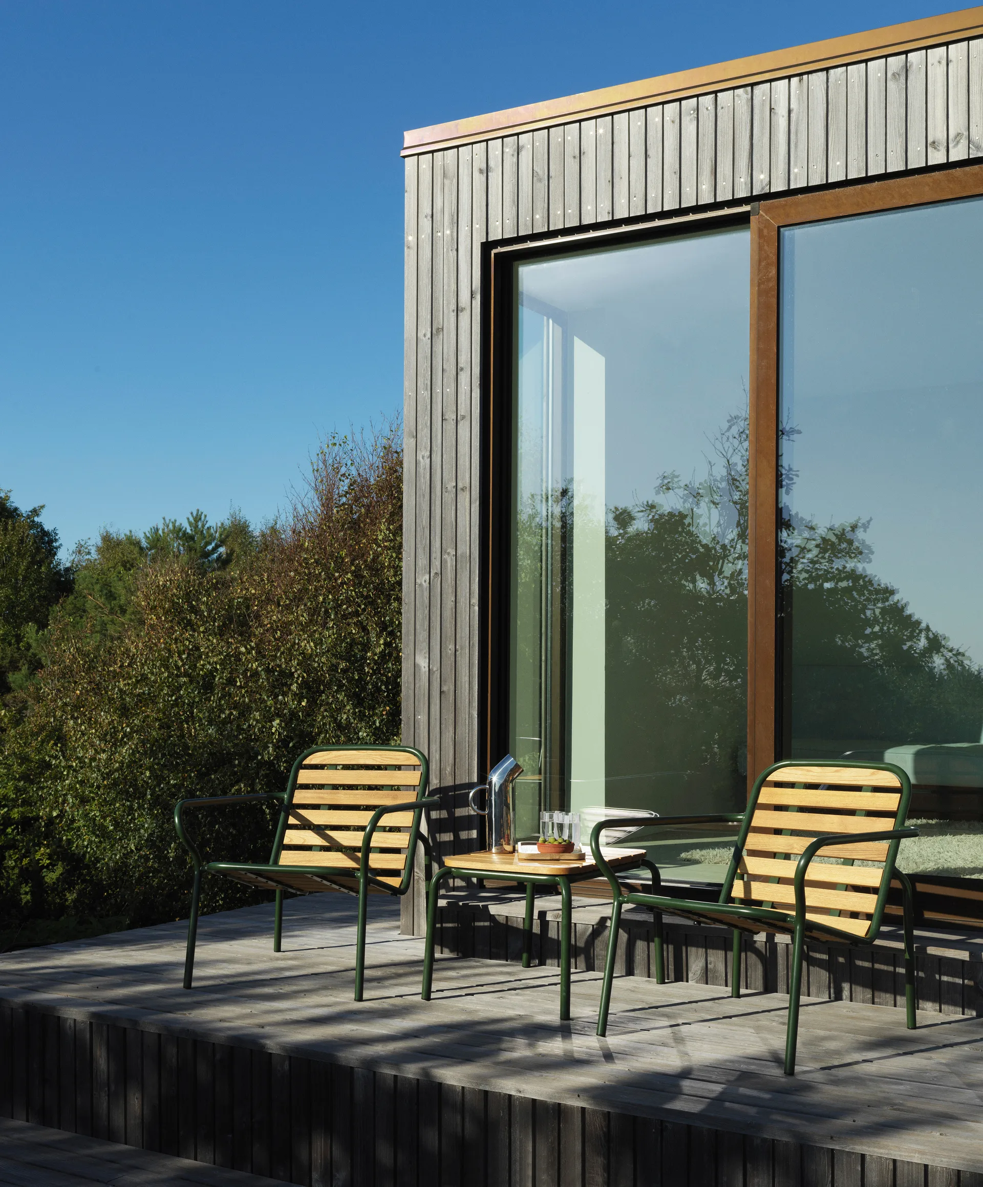 Vig Robinia salongbord 55x45 cm, Green Normann Copenhagen