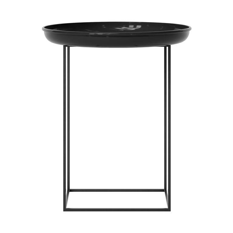 Bilde av NORR11 Duke sidebord small Lacquered obsidian