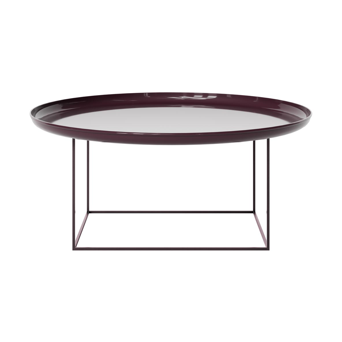 Bilde av NORR11 Duke sofabord large Lacquered maroon