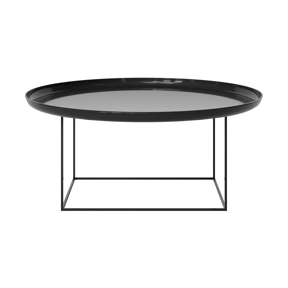 Bilde av NORR11 Duke sofabord large Lacquered obsidian
