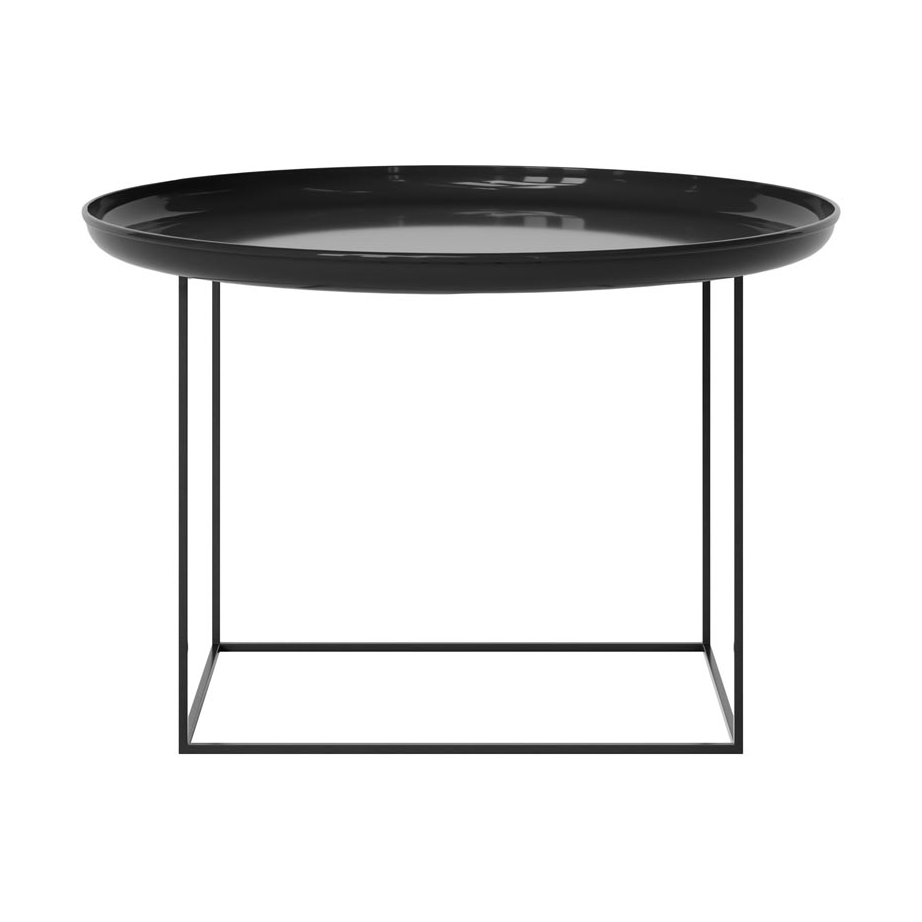 Bilde av NORR11 Duke sofabord medium Lacquered obsidian