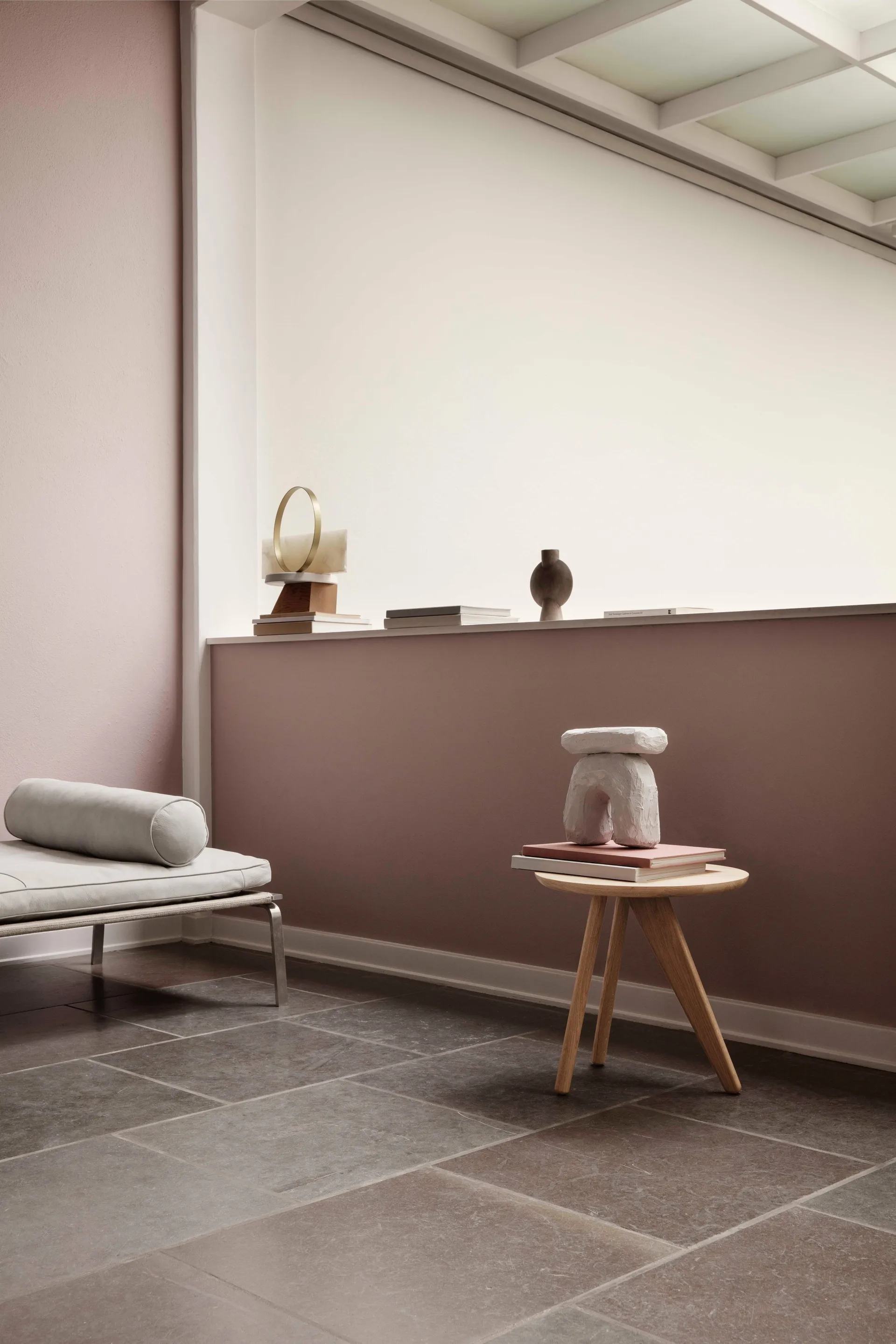 Fino sidebord Ø40 cm, Natural oak NORR11