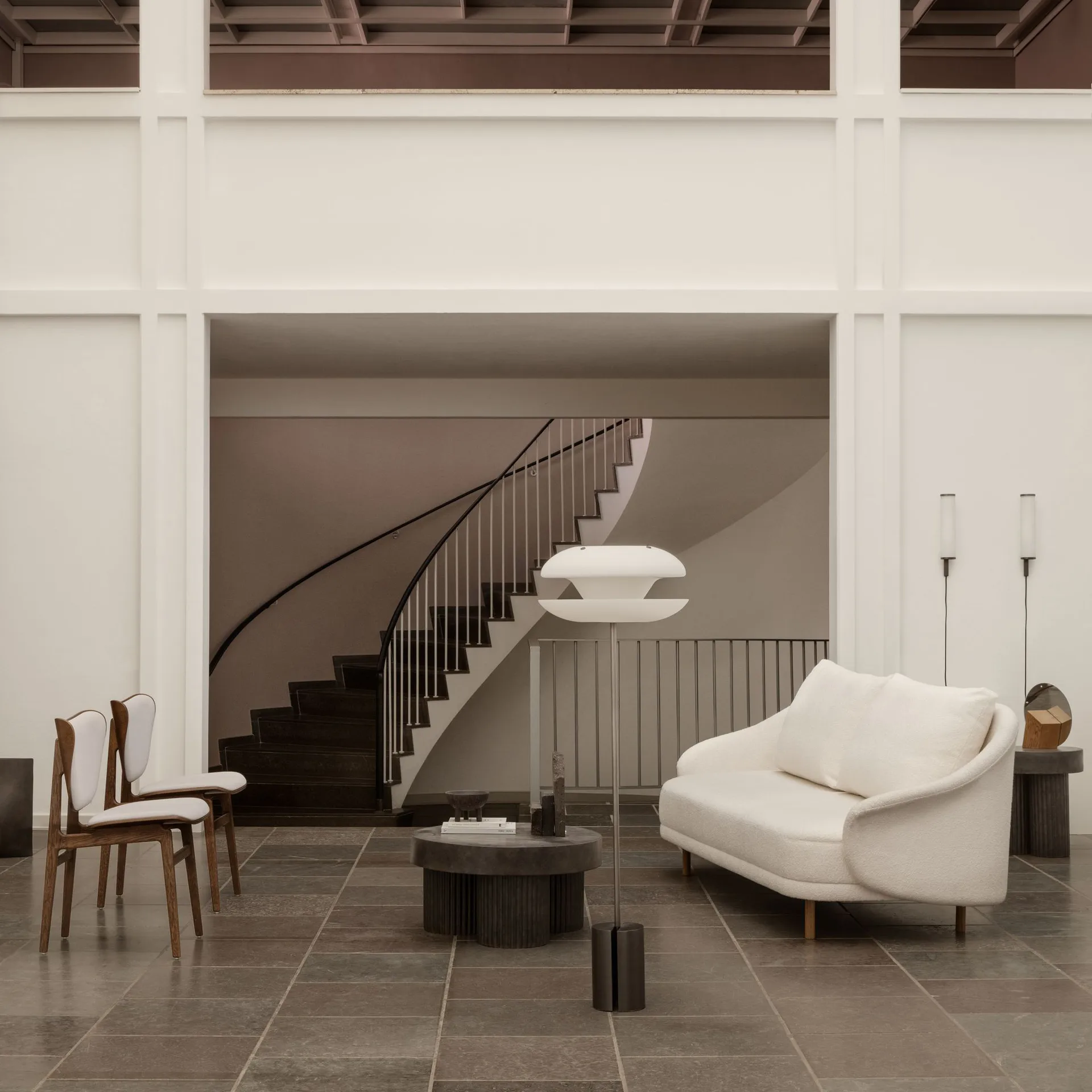 Gear salongbord lavt Ø70 cm, Earth (brun-svart) NORR11