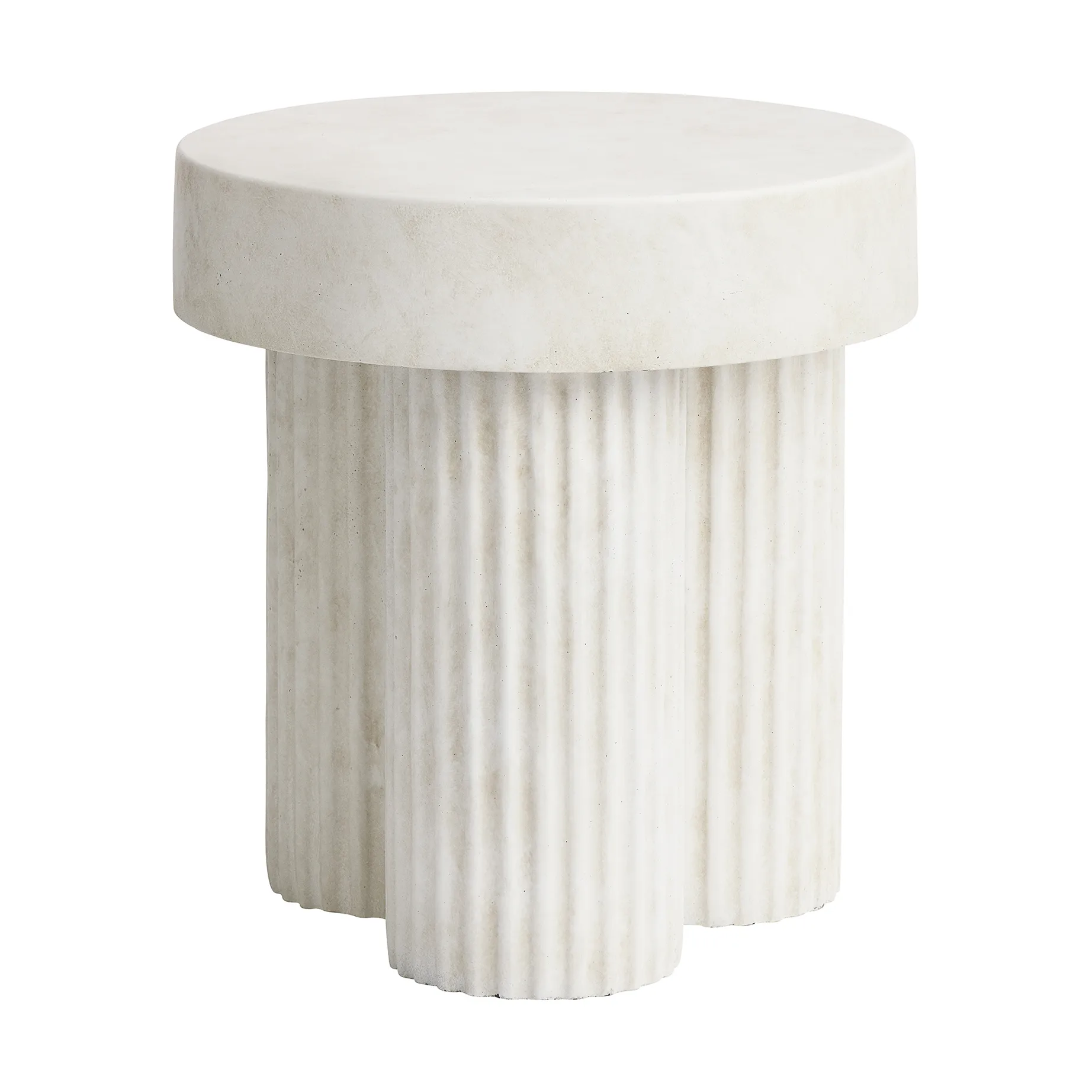 Gear sofabord høyt Ø45 cm, Chalk NORR11