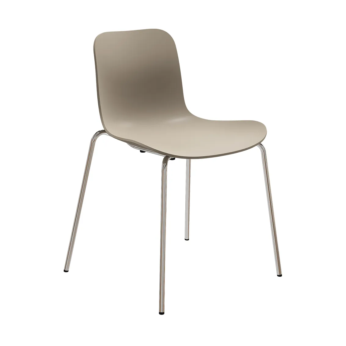 Langue stol, Warm grey-krommet stativ NORR11