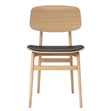NY11 stol med lærsete eik - Dunes dark brown - NORR11
