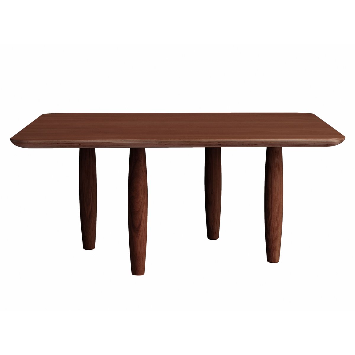 Bilde av NORR11 Oku salongbord 80 cm Dark smoked oak
