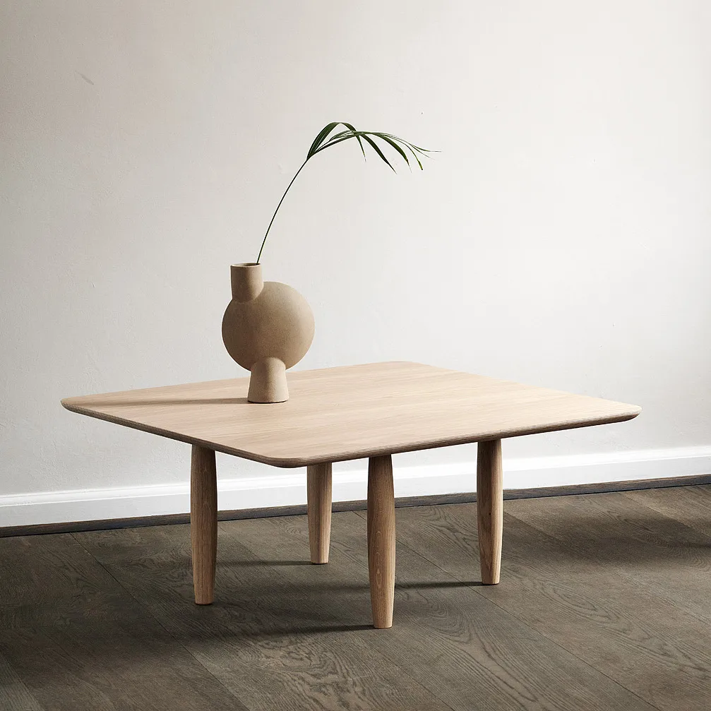 Oku salongbord, Eik, 80 cm NORR11