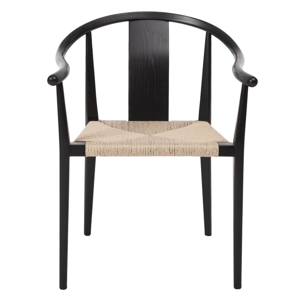 NORR11 Shanghai stol svart beiset ask Natur | Skandinavisk Design | Stoler | Svart