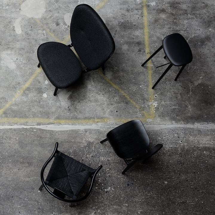Shanghai stol svart beiset ask - Svart - NORR11