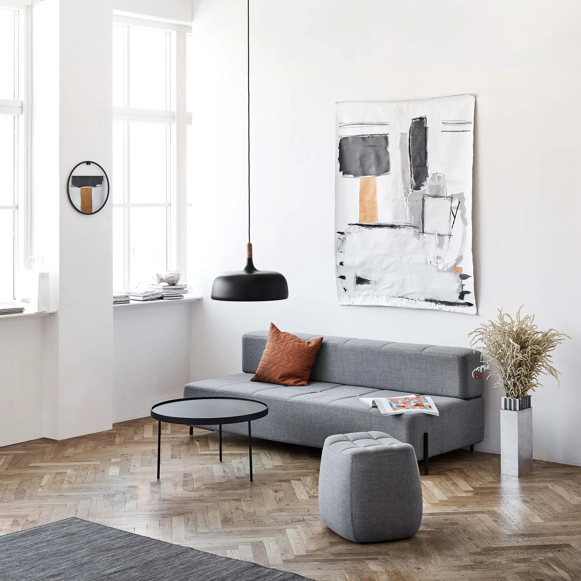 Acorn taklampe, svart Northern