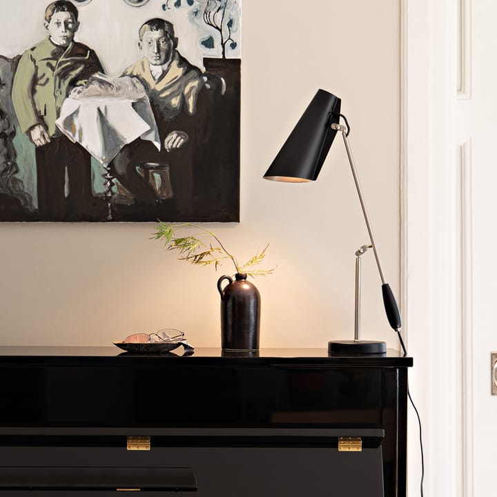 Birdy bordlampe, Black-steel Northern