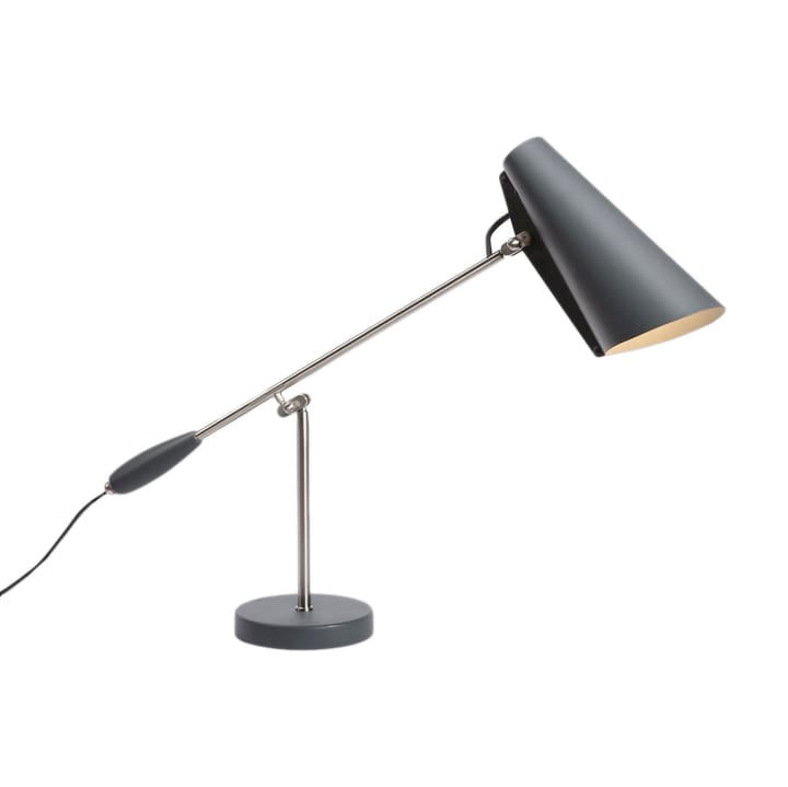Birdy bordlampe - grå-metallic - Northern