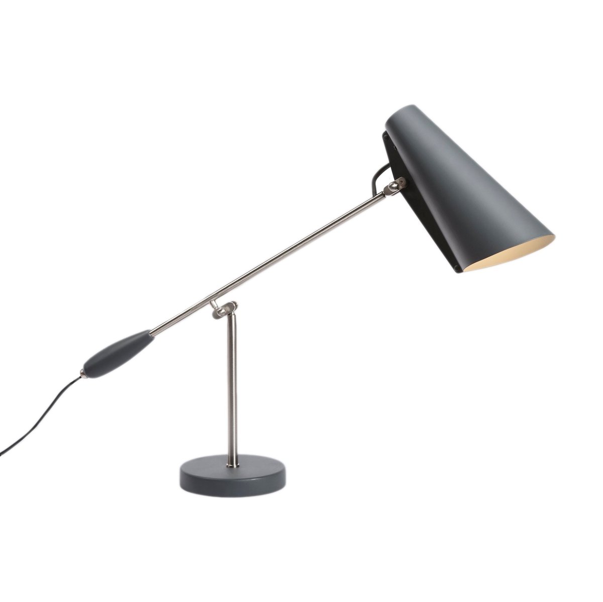 Birdy Bordlampe Grå/Stål