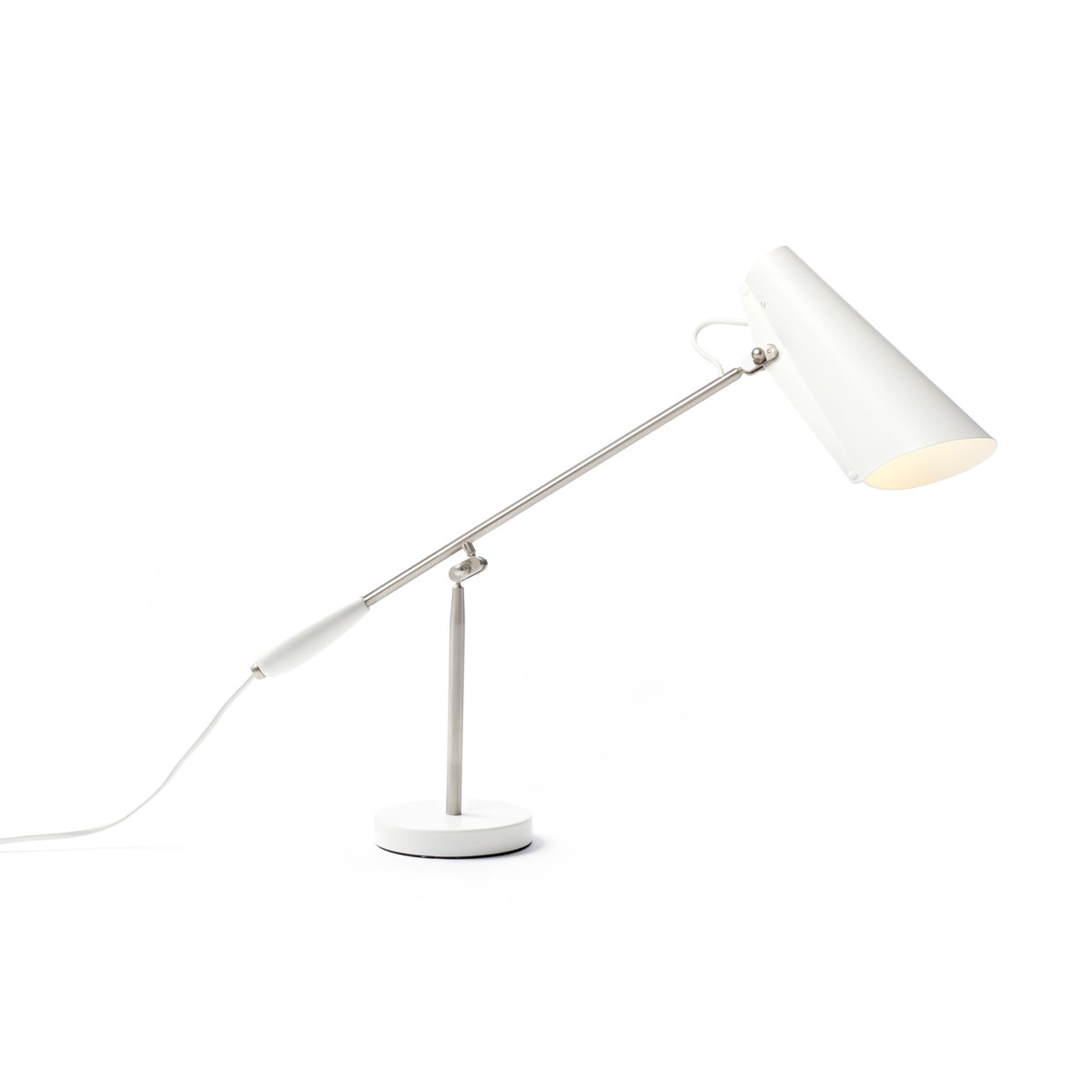 Bilde av Northern Birdy bordlampe Hvit-metallic