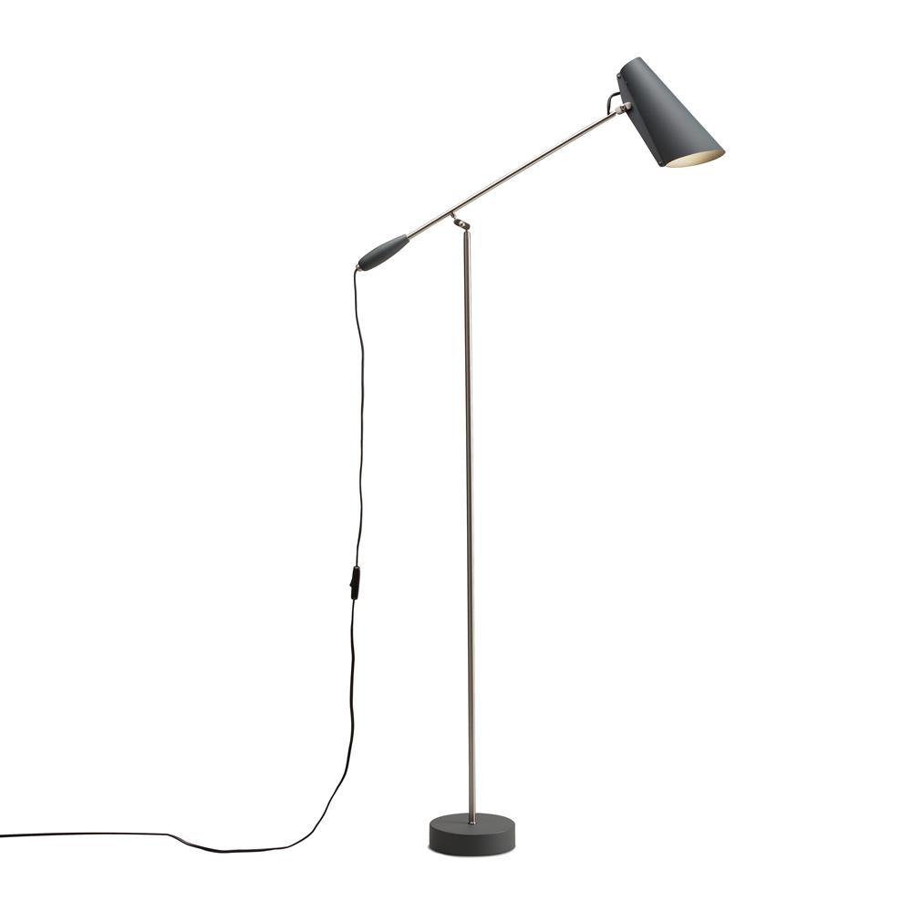 Bilde av Northern Birdy gulvlampe Matt grå