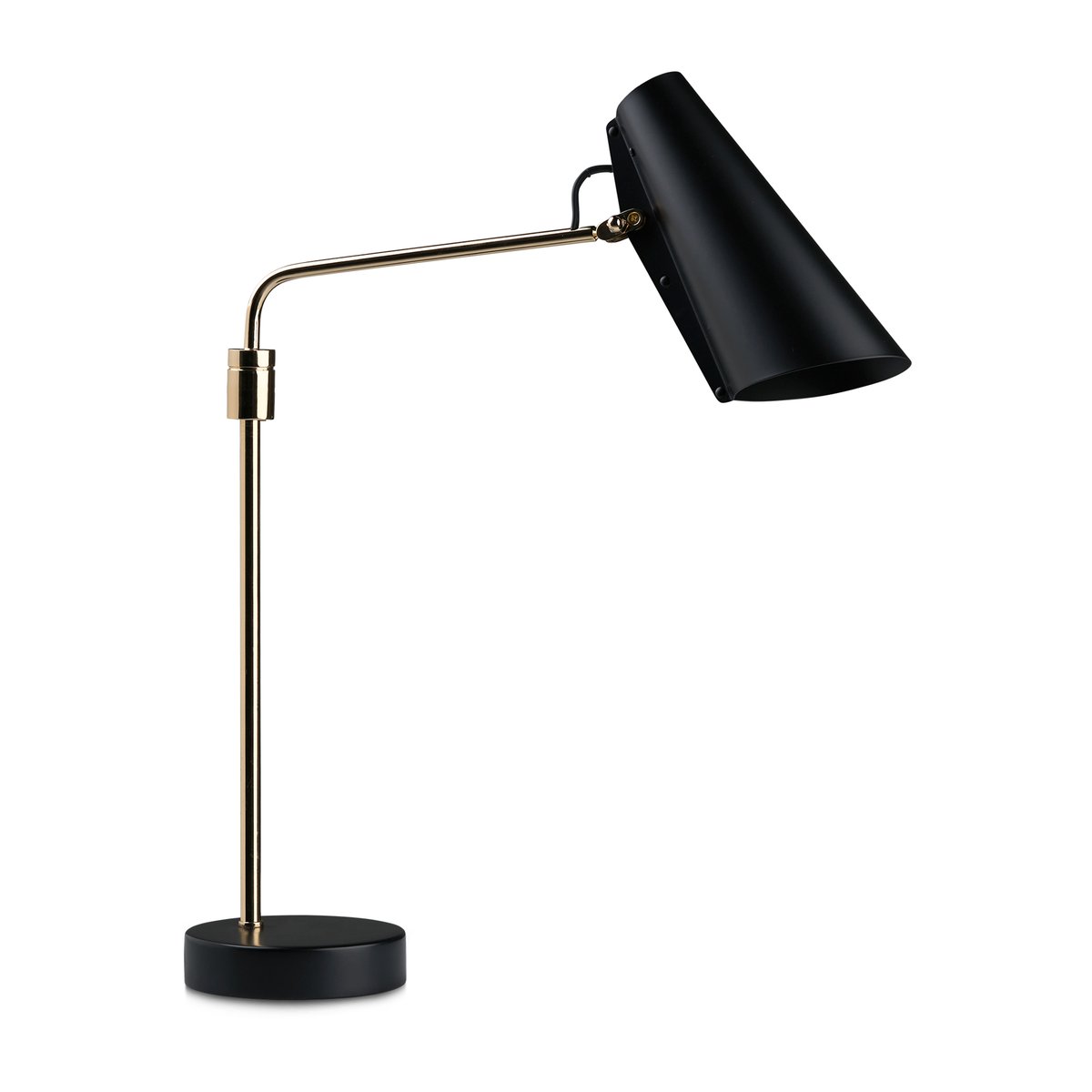 Bilde av Northern Birdy swing bordlampe Svart-messing