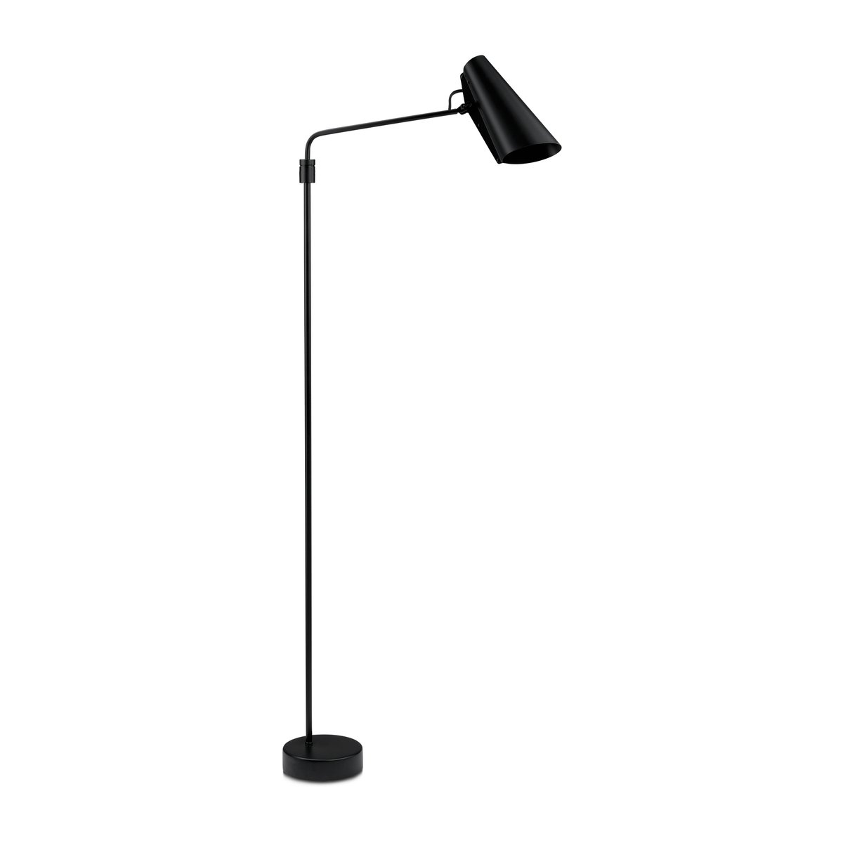 Birdy swing gulvlampe Svart-svart