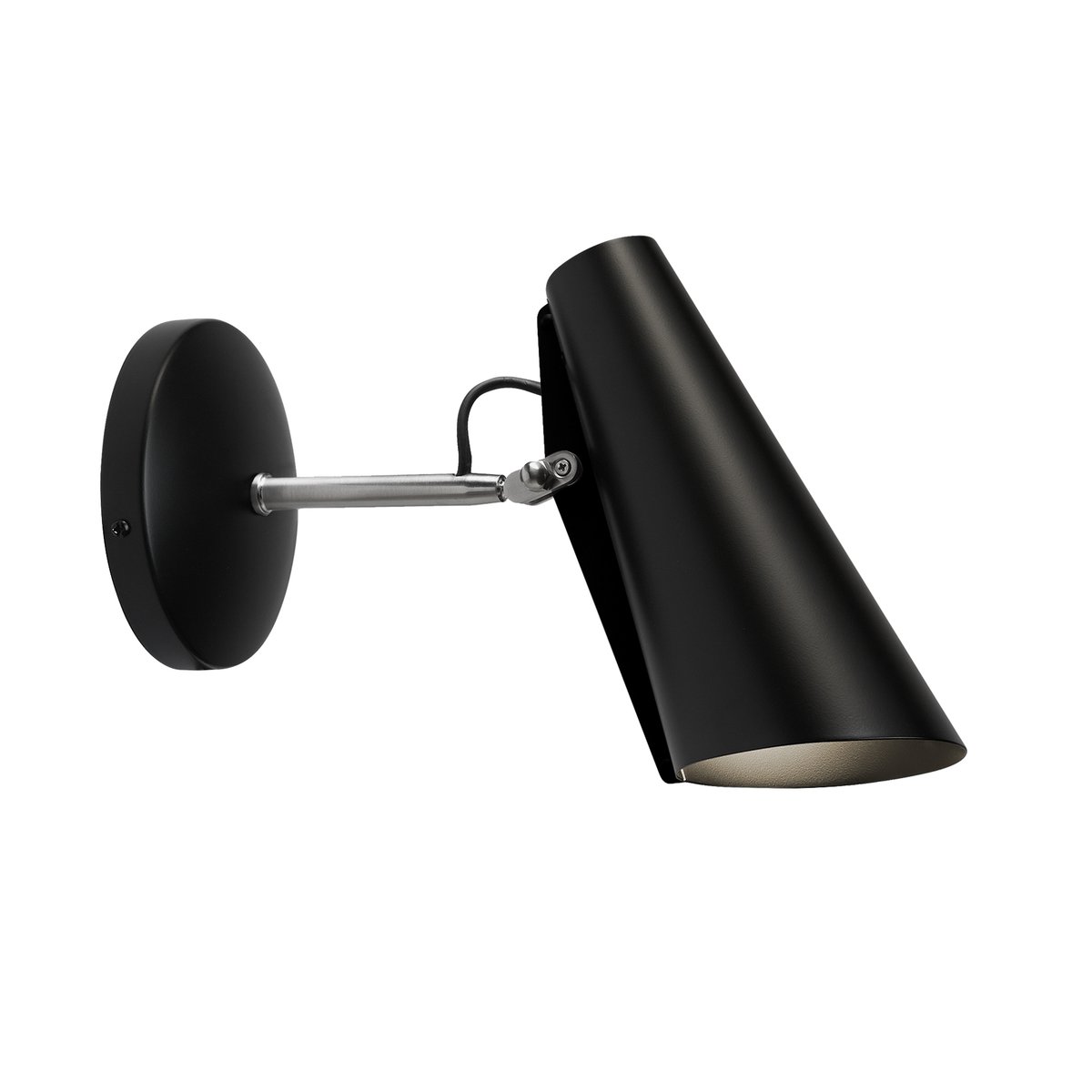 Bilde av Northern Birdy vegglampe kort Black-steel