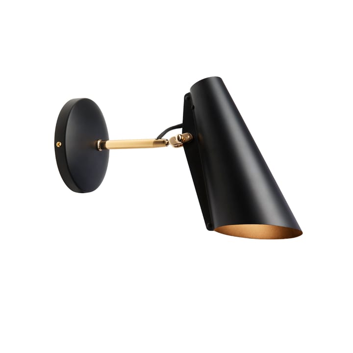 Birdy vegglampe kort - sort-messing - Northern