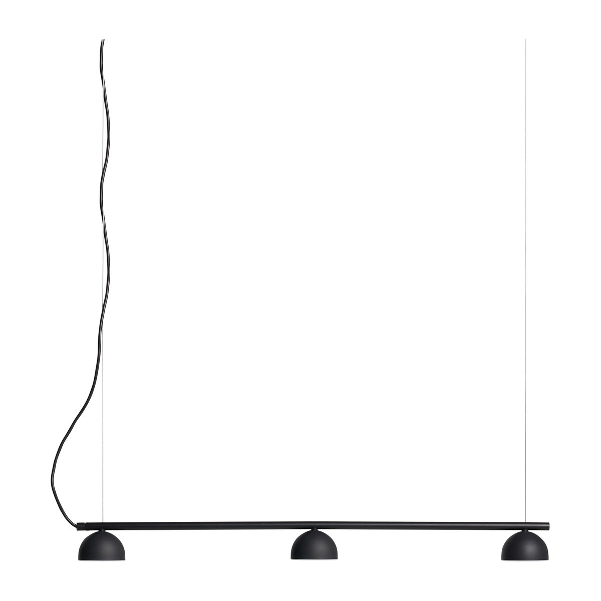 Blush Rail 3 taklampe Svart matt