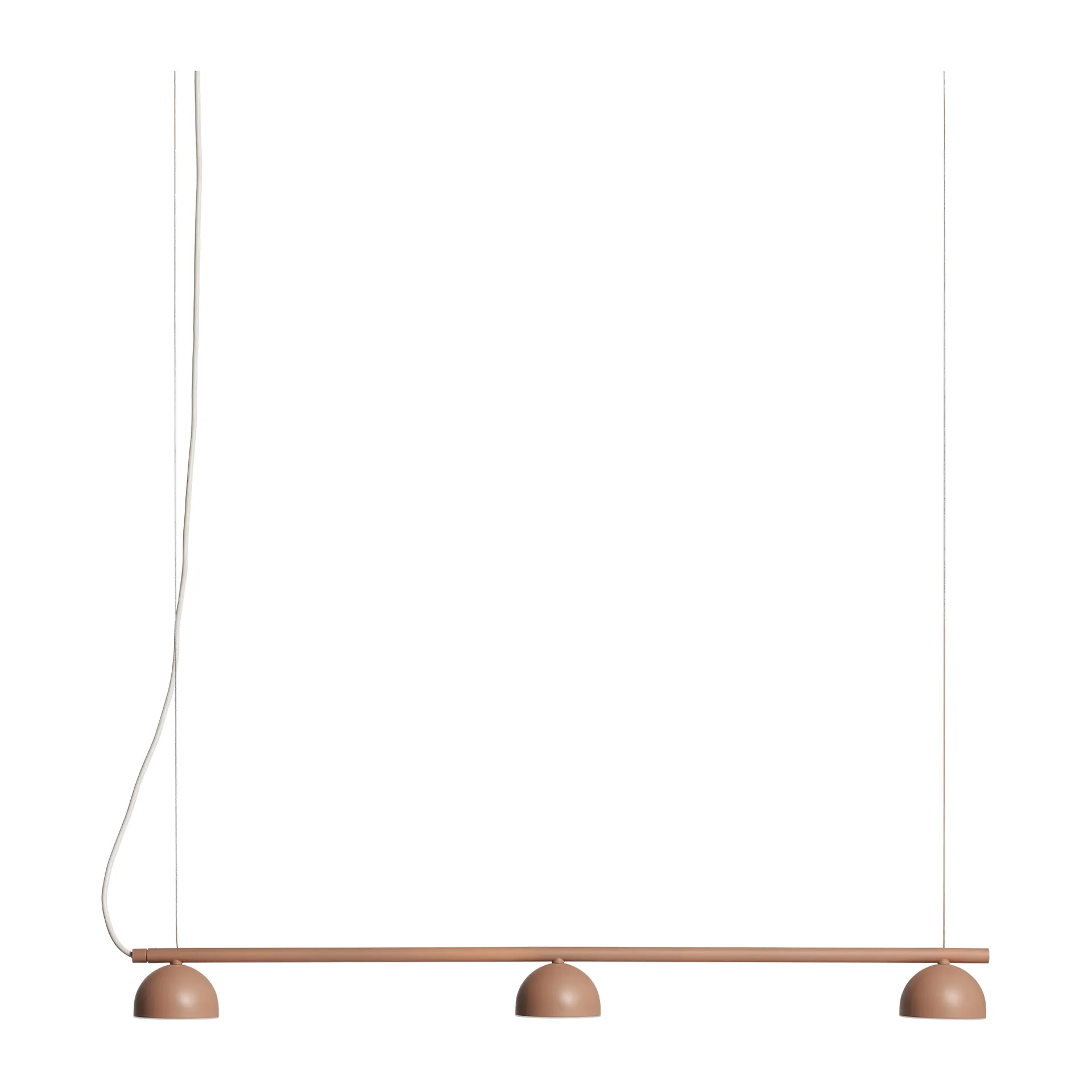 Blush Rail 3 taklampe, Warm beige Northern
