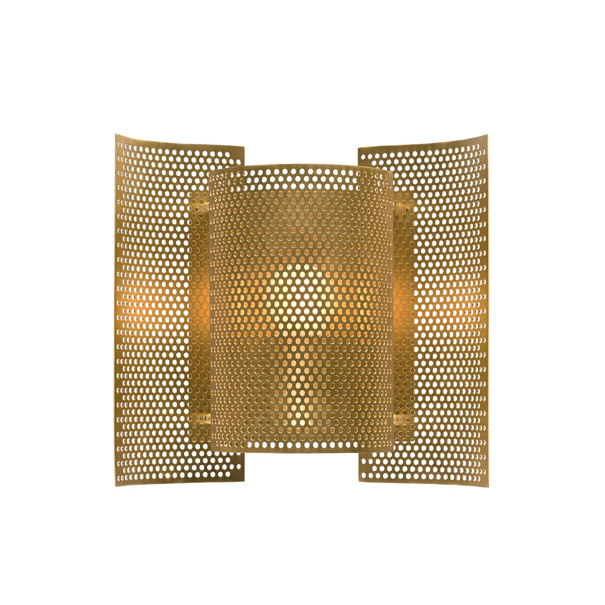 Bilde av Northern Butterfly vegglampe perforert Messing