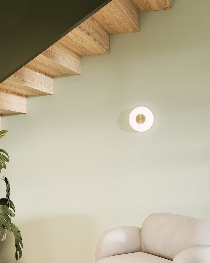 Glint vegglampe Ø25 cm, Opalglass hvit Northern