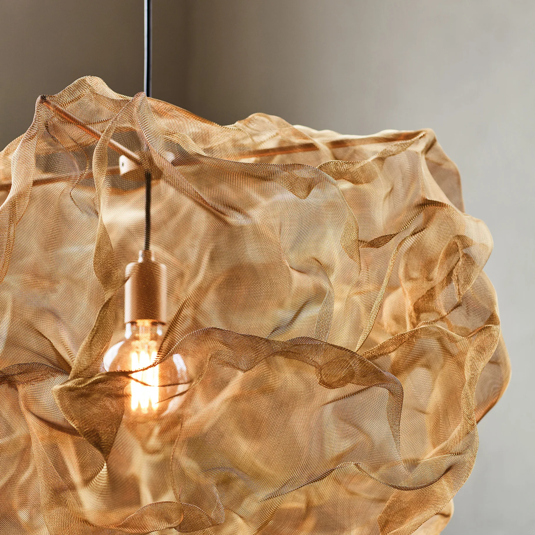 Heat taklampe liten, Messing Northern