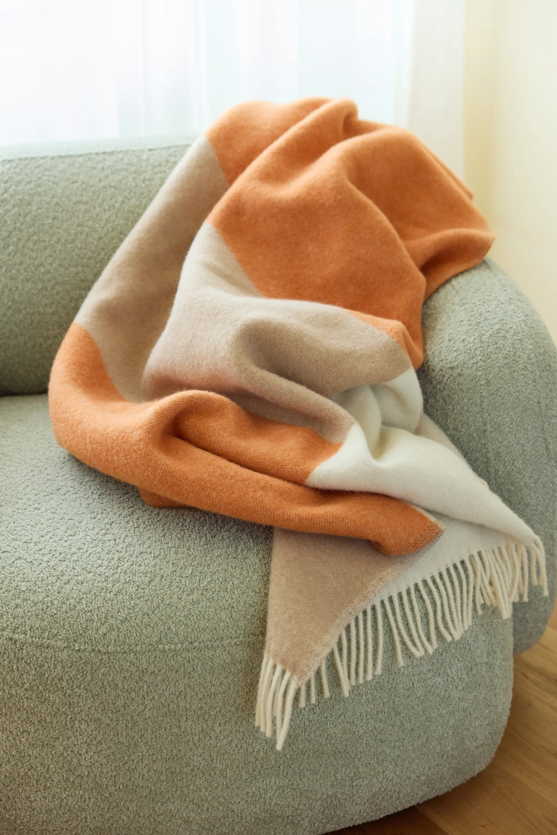 Layer pledd, Oransje, 130x170 cm Northern