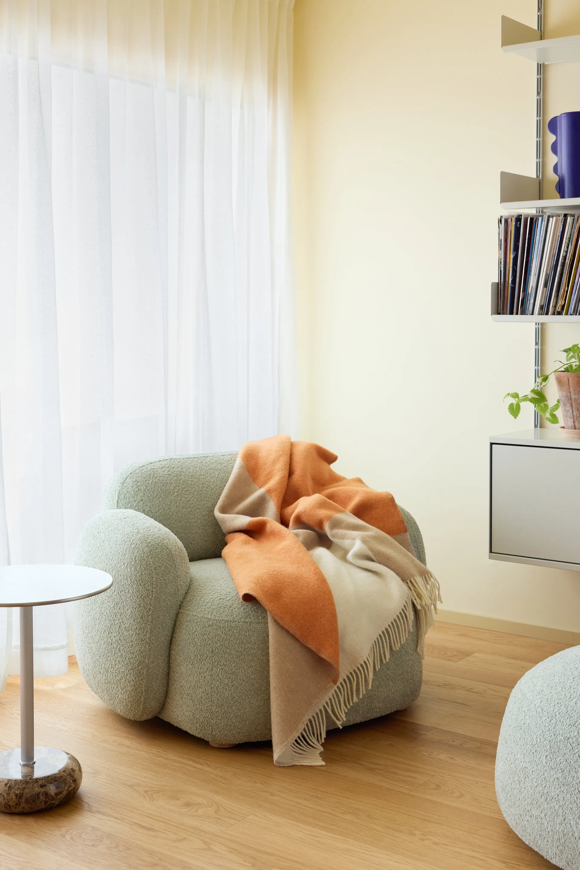 Layer pledd, Oransje, 130x170 cm Northern