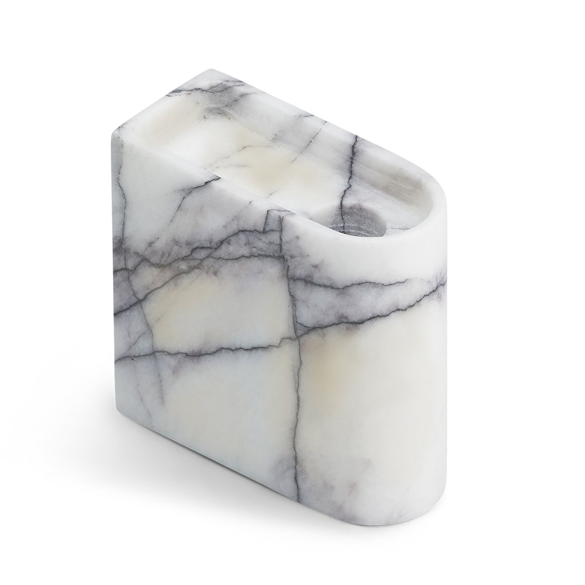 Northern - Monolith Lysestake Low Mixed White Marble