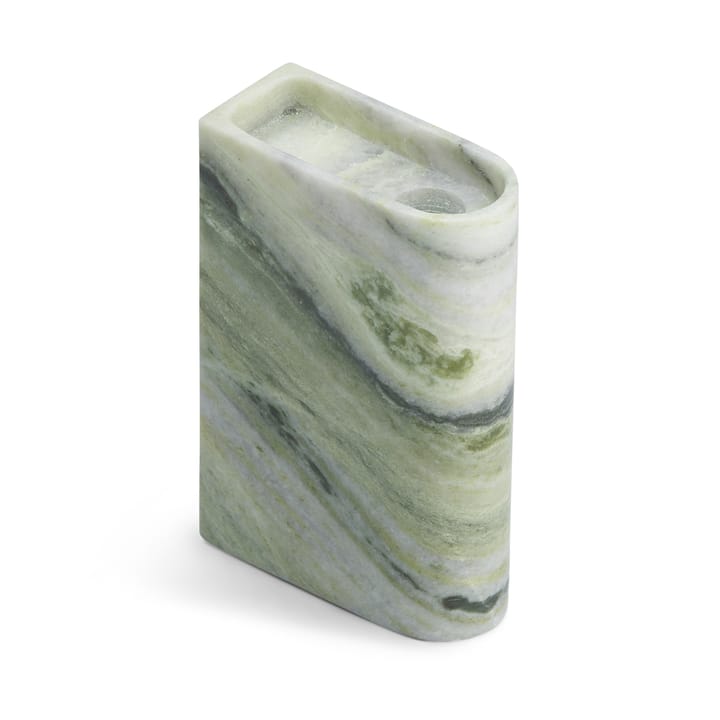 Monolith lysholder medium - Mixed green marble - Northern