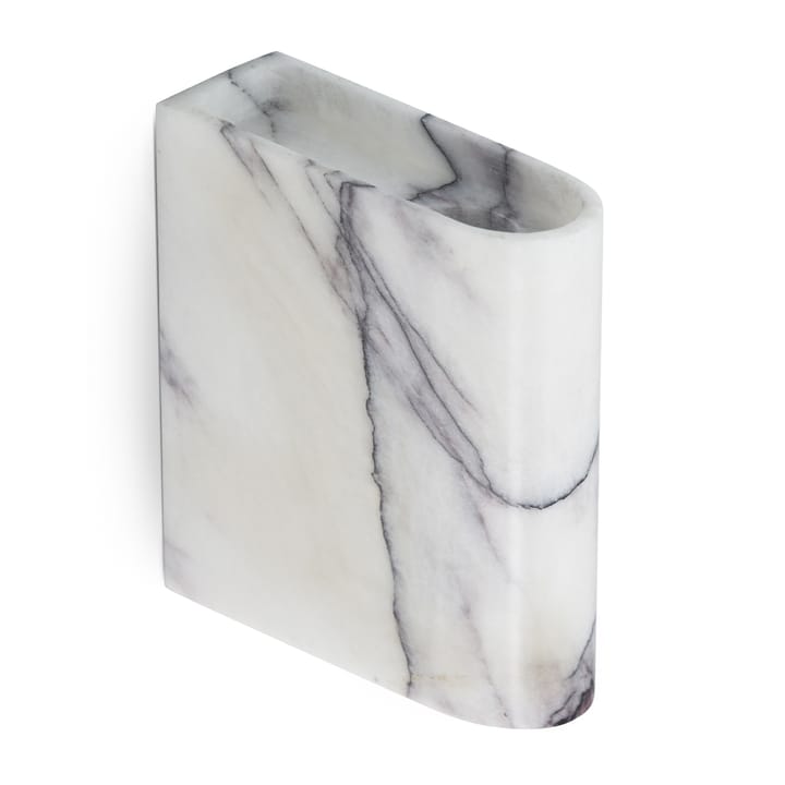 Monolith lysholder vegg - Mixed white marble - Northern