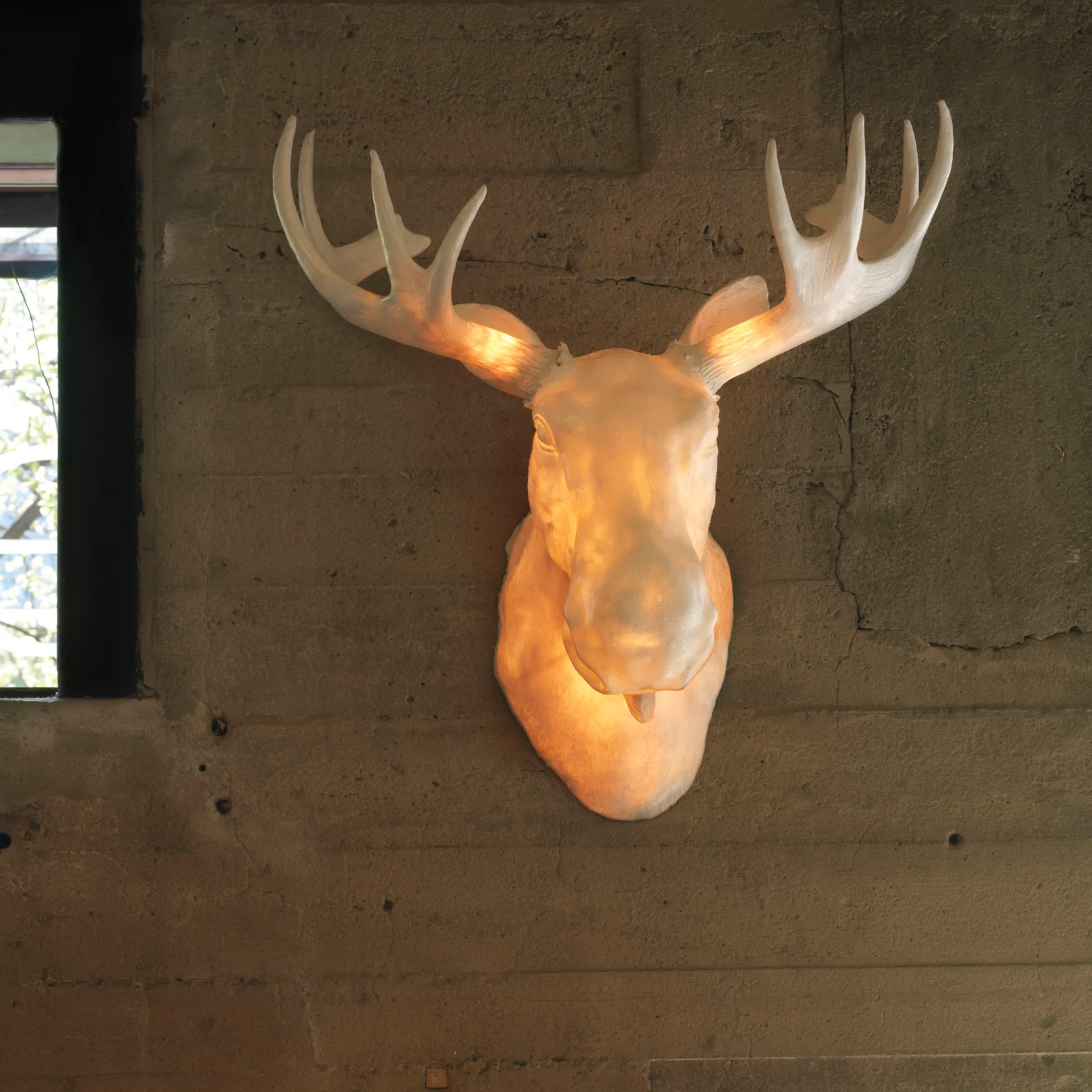 Moo vegglampe, Hvit Northern